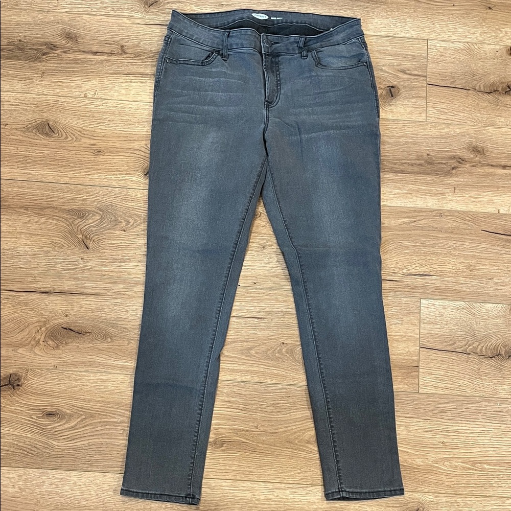 EUC Old Navy Super Skinny dark gray jeans